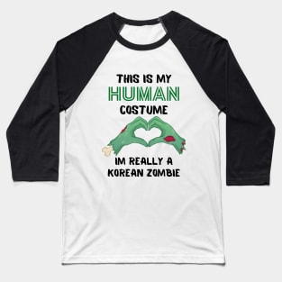 This Is My Human Costume Baseball T-Shirt